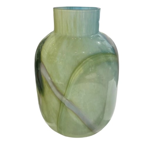 MIX COLOR LARGE GLASS VASE