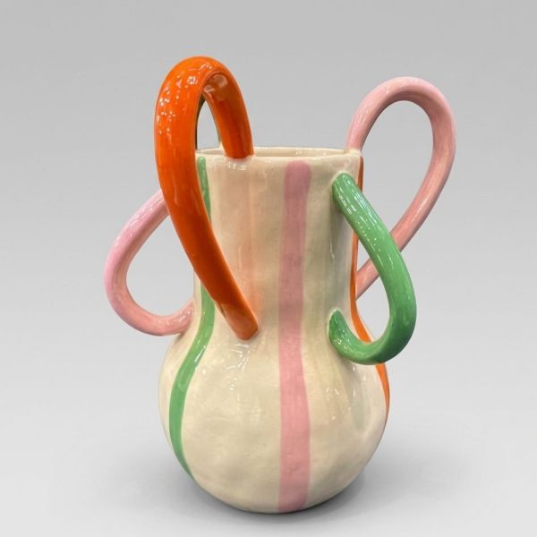 MULTI COLOR CERAMIC VASE