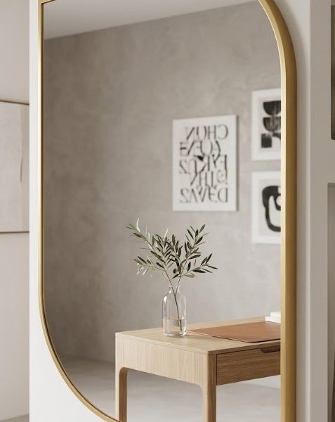 WALL MIRROR GOLD FRAME