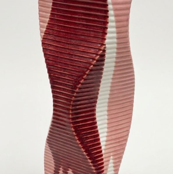 PINK CERAMIC VASE