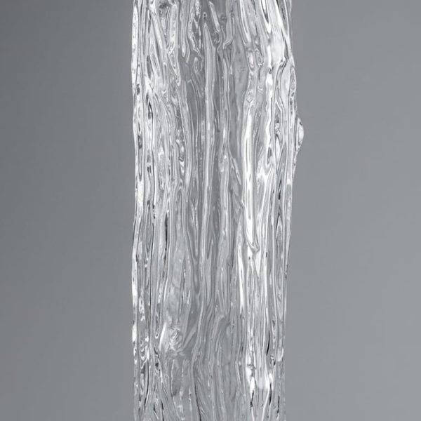 CLEAR GLASS VASE