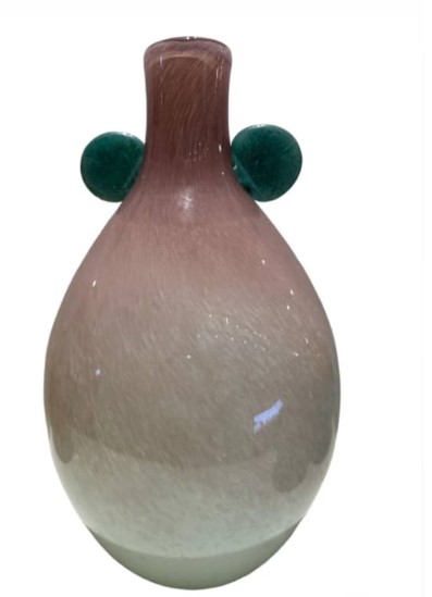 PINK GLASS VASE