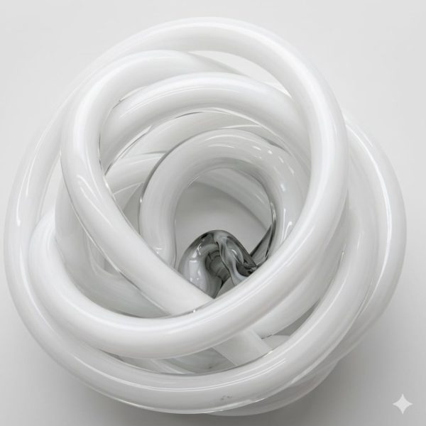 LIGHT WHITE GREY HANDMADE DECO
