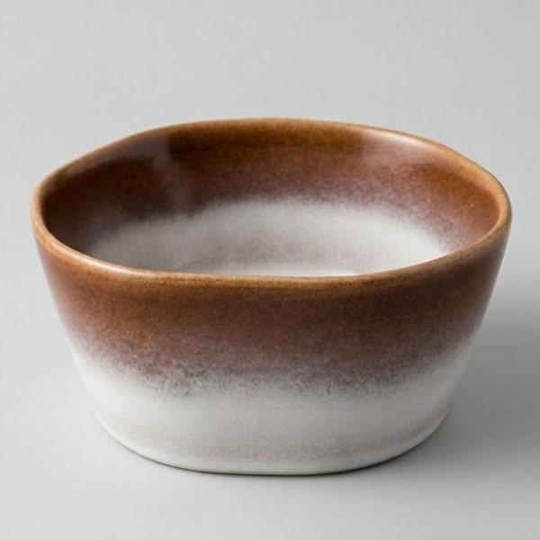 CREAM COFFEE CEREAL BOWL STONEWARE