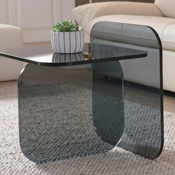 GLASS SIDE TABLE