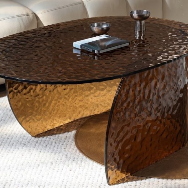 COFFEE TABLE WATER EFFECT GLASS