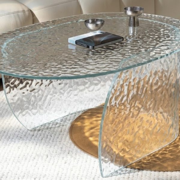 COFFEE TABLE WATER EFFECT GLASS