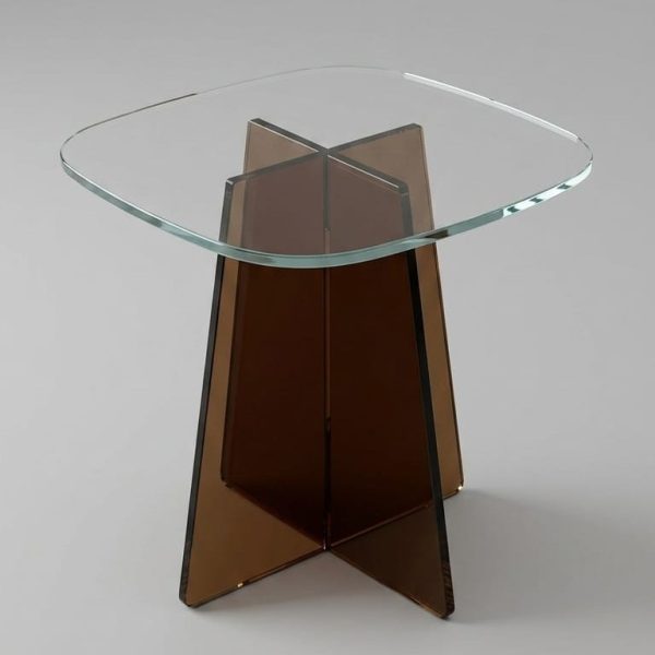 GLASS SIDE TABLE