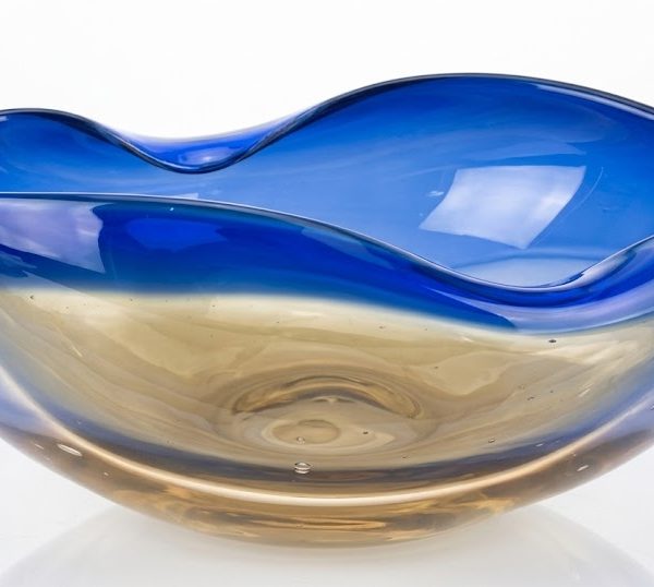 BLUE GLASS BOWEL