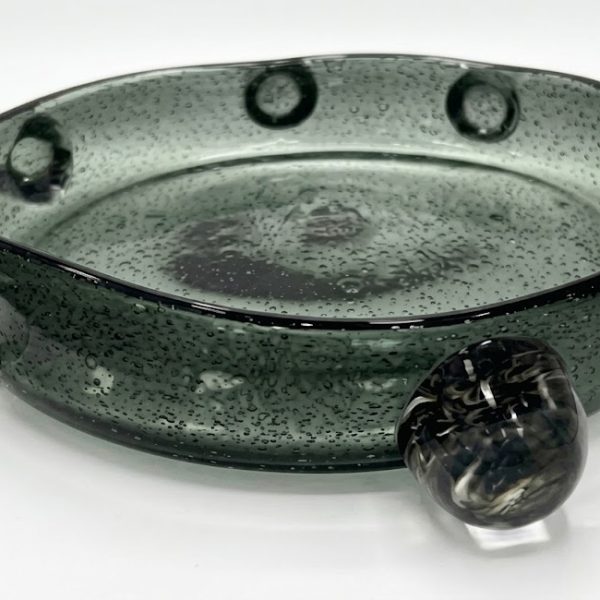GREEN GLASS PLATE